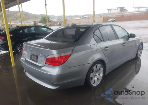 2007 BMW 530I z USA, uszkodzony, nr VIN WBANE73587CM55854